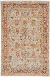 Ivory Traditional Luxurious Traditional Persian Bordered Geometric Rug For Bedroom Dining Room And Living Room -119Cm X 180Cm - thumbnail 8