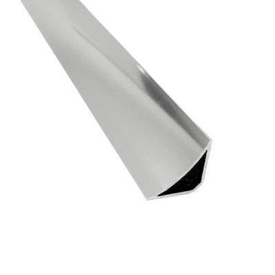 Nes Home 2700mm Top Corner Joints Silver Wall Ceiling Cove Trim Set Of 4 - image 1