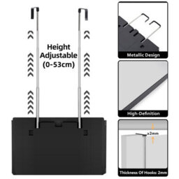 Vanexiss Adjustable Trifold Mirror 32X19.5Cm With 360 Rotation And Retractable Hook For Haircut And Grooming - thumbnail 6