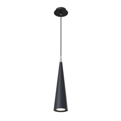 Luminosa Lighting Luminosa Nevill Slim Ceiling Pendant Lamp Black, 1 Light, Gu10 - image 1