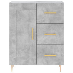 Berkfield Highboard Concrete Grey 69.5X34X180 Cm Engineered Wood - thumbnail 8