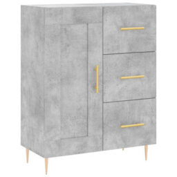 Berkfield Highboard Concrete Grey 69.5X34X180 Cm Engineered Wood - thumbnail 7