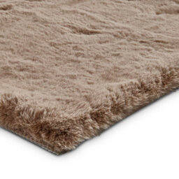 Plain Beige Shaggy Handmade Luxurious Rug For Dining Room Bedroom & Living Room-80Cm X 150Cm - thumbnail 5