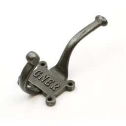 Oakcrafts - Antique Cast Iron 2 Part Coat Hook Gner 125mm - Pack Of 5 - thumbnail 1