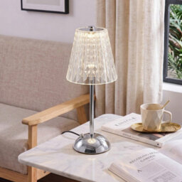 Komore Wireless Touch Led Desk Lamp Chrome Iron Non-Slip Base - thumbnail 3