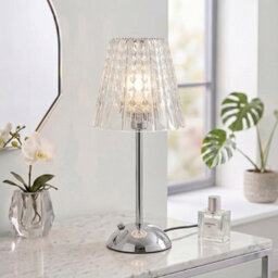 Komore Wireless Touch Led Desk Lamp Chrome Iron Non-Slip Base - thumbnail 2