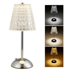 Komore Wireless Touch Led Desk Lamp Chrome Iron Non-Slip Base - thumbnail 4