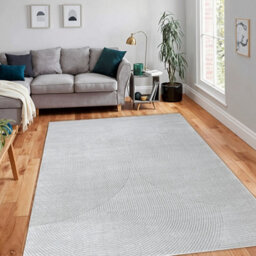 RugsX Carpet Balance 0194 Grey - Geometric, Structural, Glamour  140X190 Cm - thumbnail 5