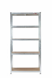 Rhino Racking 180 X 90 X 60Cm - Galvanised - 5 Tier Boltless Heavy Duty Garage Shelving Unit - 1000Kg Load Weight - thumbnail 3