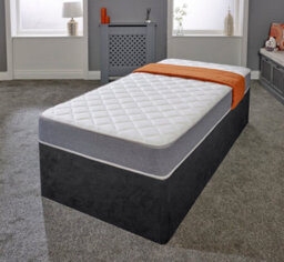 eXtreme Comfort Ltd Cooltouch Essentials Grey Hybrid Spring And Memory Foam Mattress Small Double - thumbnail 3