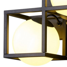 Luminosa Lighting Luminosa Desigual Wall Lamp, 2 Light G9, Matt Black - thumbnail 3