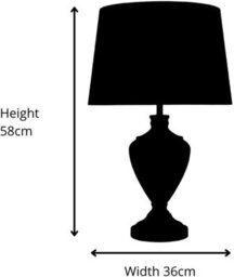 Lighting Supermarket Hepburn Large Crystal Table Lamp Grey Linen Shade Crystal Chrome Finish 58Cm - thumbnail 6