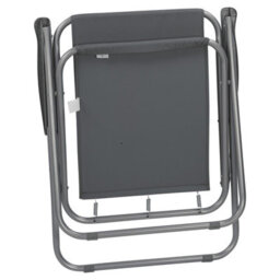 Urbn-Living Urbnliving 4Pcs Grey Folding Deck Chairs With Garden Table Outdoor Patio Dining Furniture Set - thumbnail 6