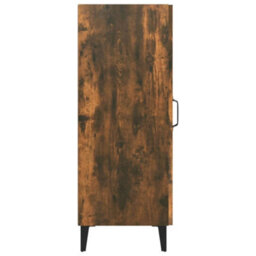 Berkfield Stylish Sideboard Smoked Oak 34.5X34X90 Cm Engineered Wood - thumbnail 7