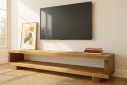 130X30Cm Torie Solid Wood Chunky Tv Unit - thumbnail 7