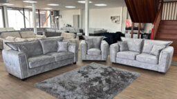 Serena Silver 3+2 Sofa Set Fullback - thumbnail 1