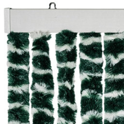 Vidaxl Insect Curtain Green And White 100X220 Cm Chenille - thumbnail 4