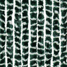 Vidaxl Insect Curtain Green And White 100X220 Cm Chenille - thumbnail 6