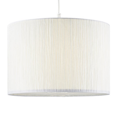 Happy Homewares Contemporary And Sleek Pendant Lighting Shade Crafted From Wrinkled White Paper - image 1