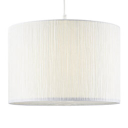 Happy Homewares Contemporary And Sleek Pendant Lighting Shade Crafted From Wrinkled White Paper - thumbnail 1