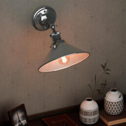 Modern Vintage Retro Industrial Wall Sconce Light 22Cm Metal Wall Lamp - thumbnail 3