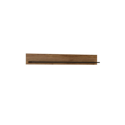 Furniture To Go Brolo Wall Shelf 167 Cm In Walnut And Black - image 1