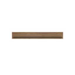 Furniture To Go Brolo Wall Shelf 167 Cm In Walnut And Black - thumbnail 2