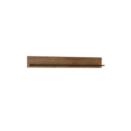 Furniture To Go Brolo Wall Shelf 167 Cm In Walnut And Black - thumbnail 1
