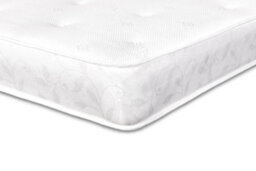 "Sloomy Sofia Chrome Silver Plush Bed Frame With Mattress With 50"" Upholstered Headboard 3' Single" - thumbnail 4