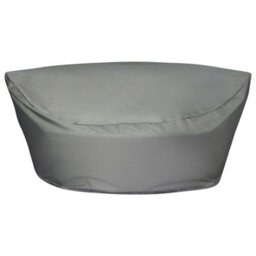 Beliani Rain Cover Chuva 140 Cm 135 Cm 80 Cm Grey - thumbnail 1