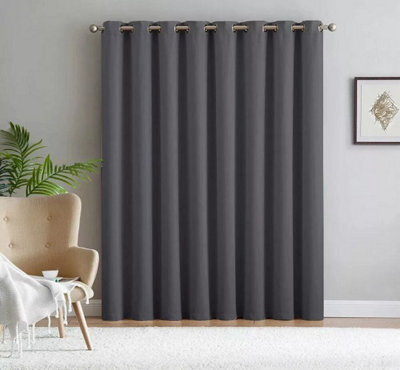 Blackout Eyelet Thermal Curtains Pair For Door And Window - image 1