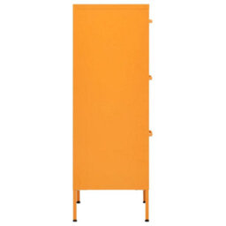 Vidaxl Storage Cabinet Mustard Yellow 42.5X35X101.5 Cm Steel - thumbnail 4