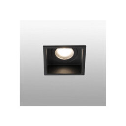 Luminosa Lighting Luminosa Hyde Black Square Recessed Downlight Ip44, Gu10 - thumbnail 1