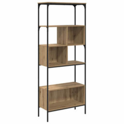 Walplus Bookcase Artisan Oak 76 X 33 X 188.5 Cm Engineered Wood - thumbnail 2
