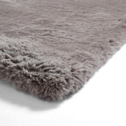 Grey Shaggy Rug, Anti-Shed Plain Rug With 80mm Thickness, Shaggy Luxurious Rug For Bedroom, & Dining Room-60Cm X 120Cm - thumbnail 4