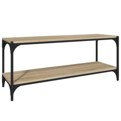 Berkfield Industrial Tv Cabinet Sonoma Oak 100X33X41 Cm Engineered Wood And Steel - image 1