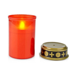 Nedis Battery Grave Candle Memorial With Flickering Tealight Remembrance Cemetery - thumbnail 2