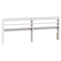 Berkfield Bed Frame Without Mattress White 180X200 Cm Super King Solid Wood Pine - thumbnail 6