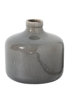 Garda Grey Glazed Chive Vase, Modern Ceramic Decor Piece - image 1