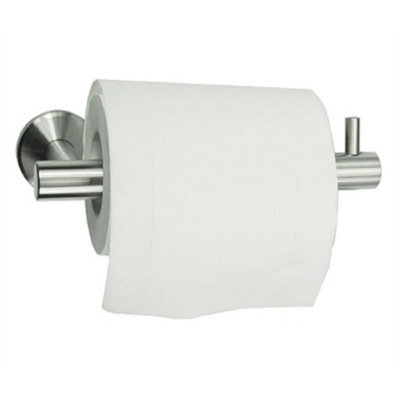 Toilet Roll Tissue Paper Holder Wall Mounted Bathroom Accessory Stainless Steel - image 1
