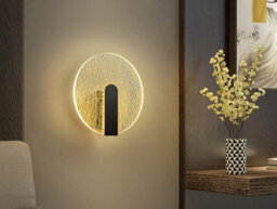 Luminosa Lighting Luminosa Auris Integrated Led Wall Lamp Black 3000K - Uk Stock - thumbnail 5