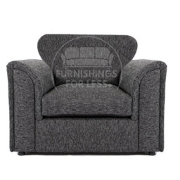 Furnishings For Less UK Byron Dundee Chenille Fabric 3 Piece Sofa Set - 3 2 1  Grey - thumbnail 4