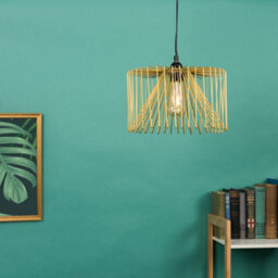 Valuelights Amadeus Modern Gold Non Electric Metal Wire Design Cylinder Shaped Light Shade (D)30Cm - thumbnail 5