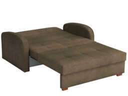 Viva Gold Ii Sofa Bed With Sleeping Function Storage Box Wooden Legs Upholstered Back 133 98 85 Cm Green - thumbnail 3