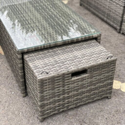 14 Pieces Pe Rattan Garden Sofa Set, 12 Seater Garden Conversation Set - thumbnail 6