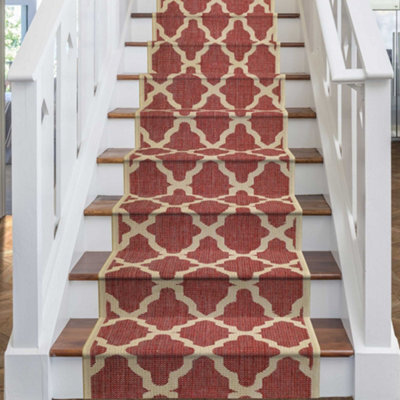 Trellis Stair Runner - Hardwearing, Non-Slip & Durable Carpet For Stairs & Staircases, Multiple Lengths - image 1