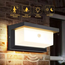 Warm White Light Modern Led Pir Motion Sensor Wall Light - thumbnail 5
