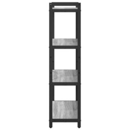 Berkfield Bookcase Grey Sonoma 80 X 30 X 118 Cm Engineered Wood - thumbnail 6