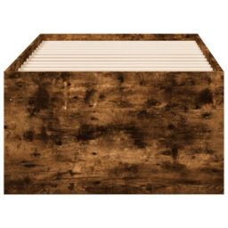 Berkfield Daybed With Drawers Without Mattress Smoked Oak 100X200 Cm - thumbnail 5
