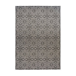 Melrose Eden Victorian Grey Large Indoor Outdoor Area Rug 3mm Pile Height - 160/230Cm - thumbnail 2